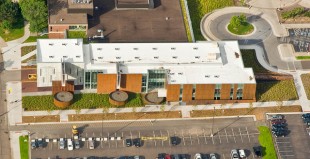 Overhead Photo Of A Building - The C.W. Courtney Company